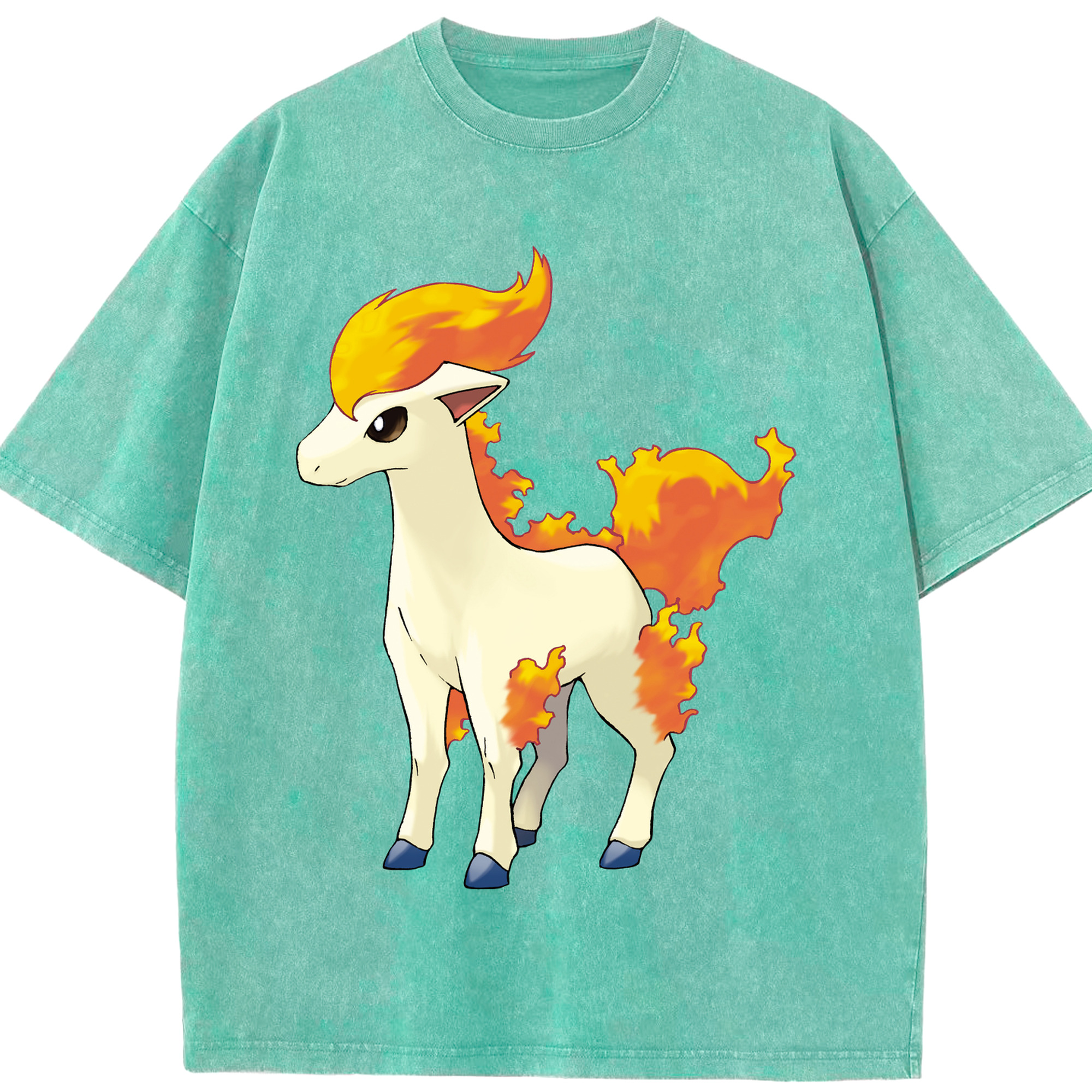 （画像用） ポケットモンスター Pokémon 綿100% ヴィンテージ風 半袖Tシャツ（フロントプリント）